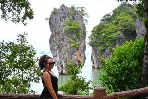 Khao Lak: James Bond, Ko Panyi, tour por la isla de Khai con piragua