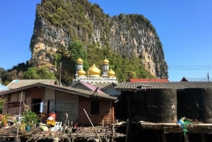 Khao Lak: Wycieczka o wschodzie słońca po zatoce Phang Nga łodzią VIP Longtail