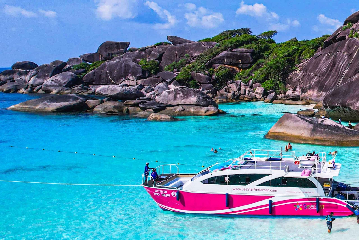 카오락 : 시밀란 제도 스피드 카타마란 프리미엄 모닝