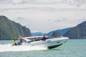 Khaolak: James Bond Island kajaktur med snorkling och lunch