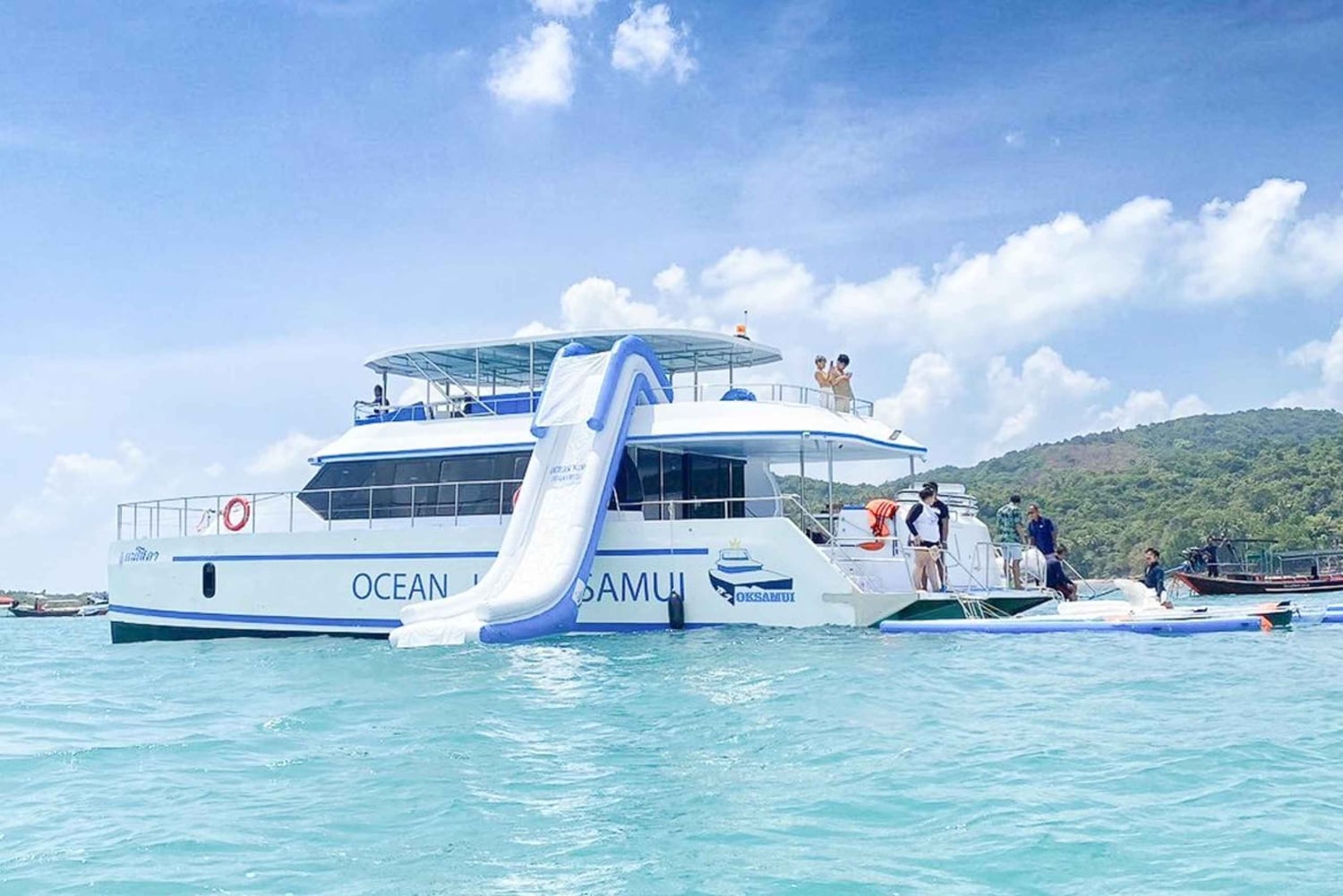Koh Samui : Koh Tan et Koh Madsum visite d'une demi-journée en catamaran