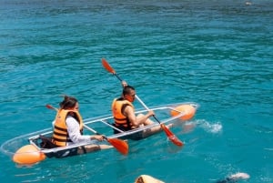 Koh Samui: Halvdagstur med katamaran till Koh Tan och Koh Madsum