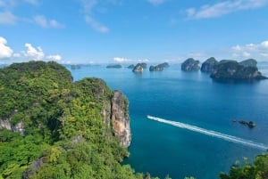 Krabi: 4 isole e Ko Hong Tour privato in barca a coda lunga