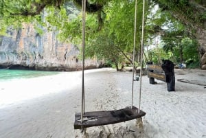 Krabi: 4 öar & Ko Hong Privat båttur med lång svans