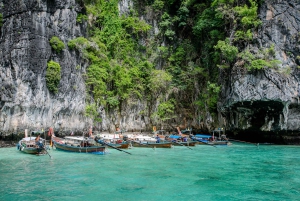Krabi : Phi Phi Luxury Private Longtail Boat Tour (visite privée en bateau à longue queue)