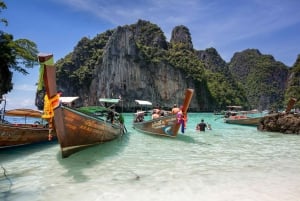 Krabi : Phi Phi Luxury Private Longtail Boat Tour (visite privée en bateau à longue queue)