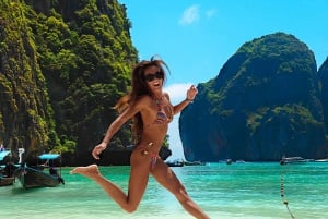 Krabi : Excursion Premium d'une Journée aux Îles Phi Phi avec Déjeuner et Snorkeling