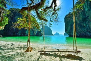 Krabi: Private Luxury Long-Tail Boat to Hong Island