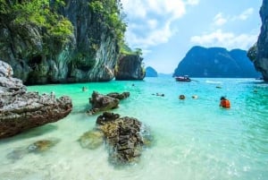 Krabi : Bateau privé de luxe à longue queue vers l'île de Hong