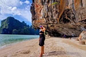 Krabi: Tour privado de un día por James Bond y Koh Panyi con almuerzo