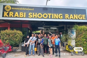 Krabi shooting range(.22 LRM4, .10 bullet)