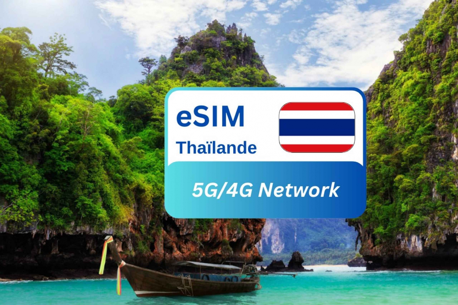 Krabi: Thailand eSIM Roaming Data Plan