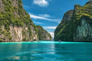 Viagem de 1 dia de luxo para Maya Bay, Phi Phi e Ilha Khai