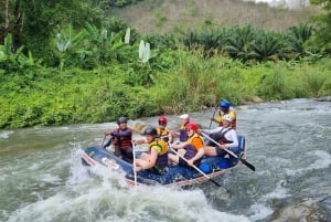 Pa Tong: viagem de um dia pela floresta tropical com caverna, rafting, quadriciclo e almoço