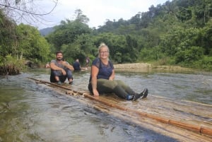 Pa Tong: Excursión de un día a la selva tropical con cueva, rafting, quad y almuerzo