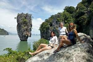 From Phuket: Phang Nga Bay and Canoeing Tour by Big Boat