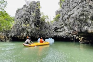 From Phuket: Phang Nga Bay and Canoeing Tour by Big Boat