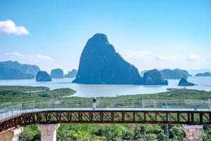 Phang Nga Bay Skywalk på Samet Nangshe med privat transfer