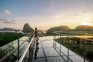 Phang Nga Bay Skywalk på Samet Nangshe med privat transfer