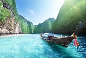 Z Phuket: Wycieczka łodzią motorową na wyspy Phi Phi