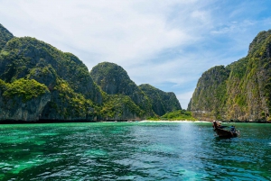 Wyspy Phi Phi, wyspa Maya Bay Khai łodzią motorową