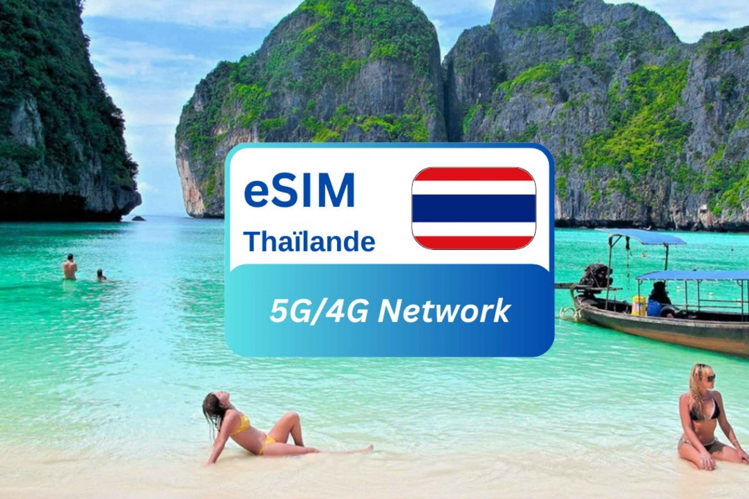 Phi Phi Islands: Thailand eSIM Roaming Data Plan