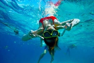 Phuket: 10:00 tur till Phi Phi & Bamboo Island med speedboat