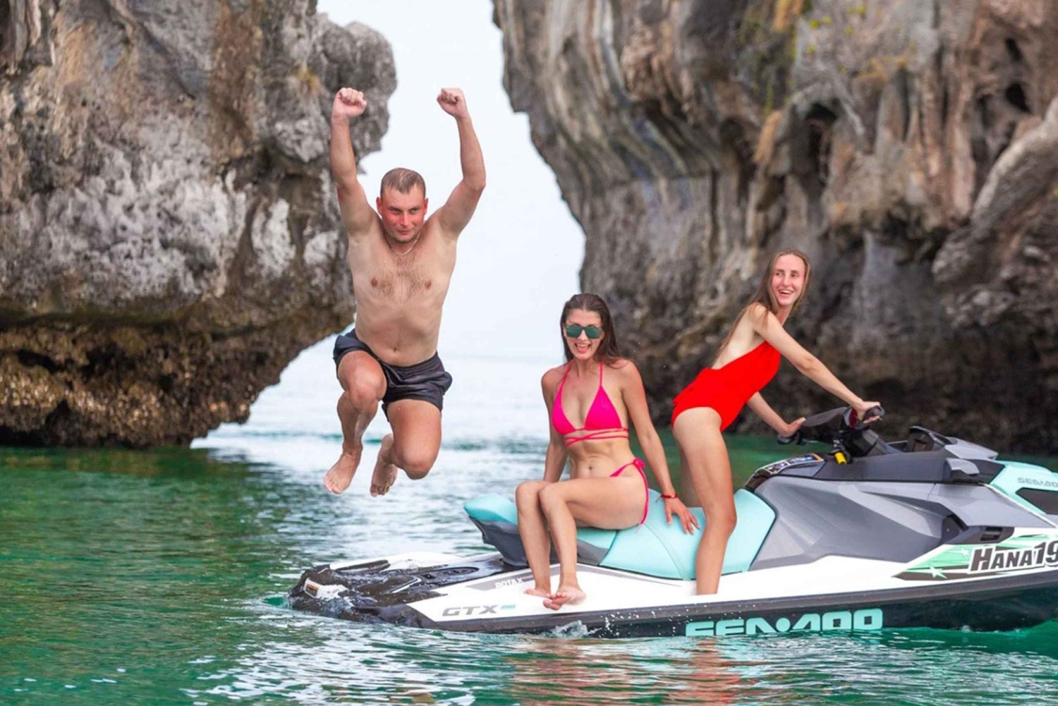 푸켓: 9개 섬을 오가는 4시간 제트 스키 체험