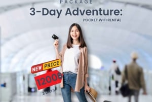 Phuket: 4G pocket wifi service with unlimite data