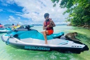 Phuket: 5 oder 8-Inseln Jet Ski Tour mit Mittagessen und Transfer