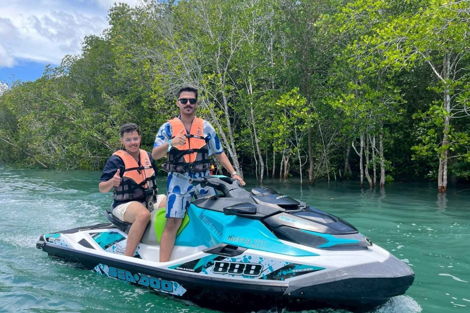 Phuket 6-Island Self-Drive Jetski Adventure & Post-Sun Spa