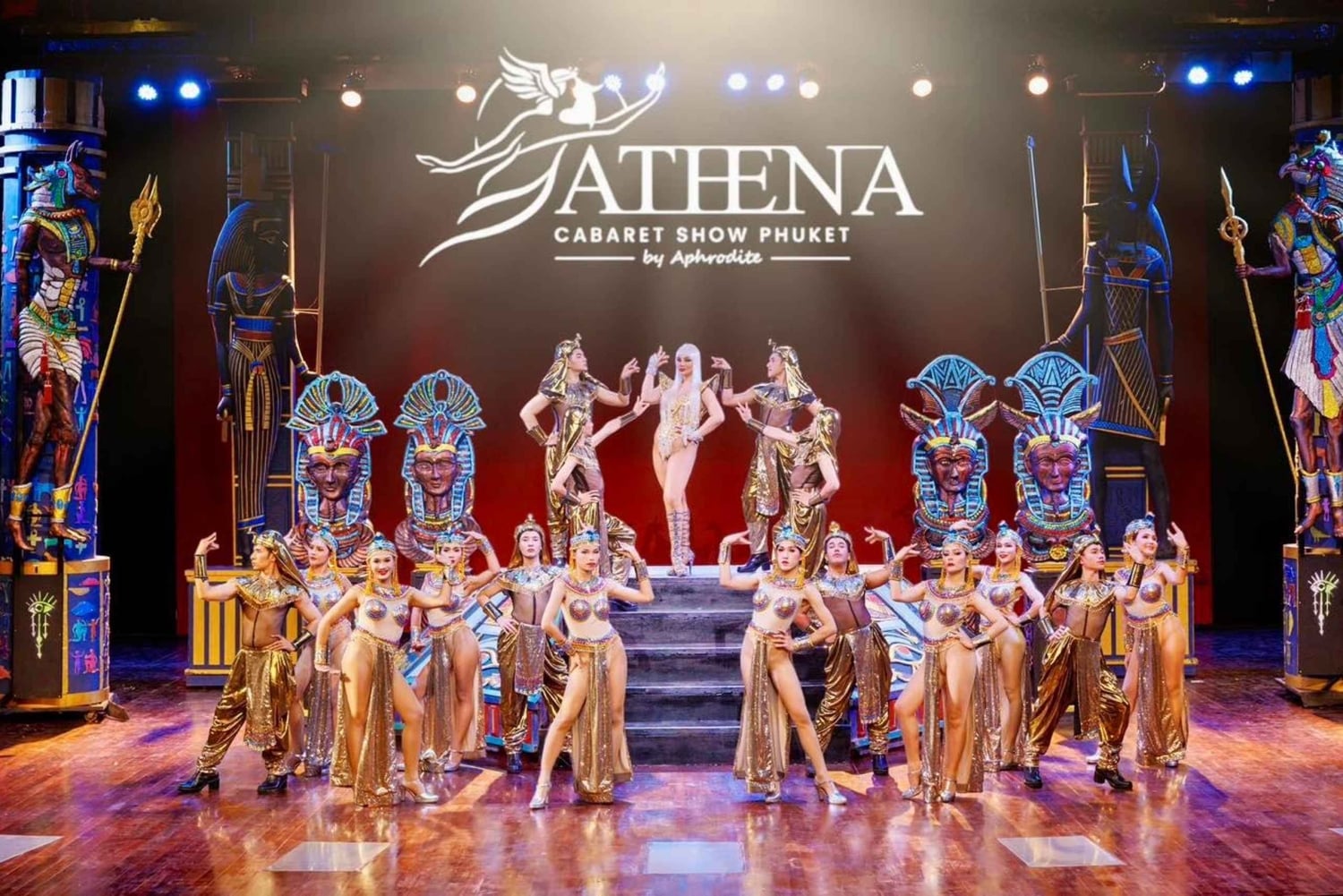 Phuket Athena Cabaret Show-billet med shuttle-service