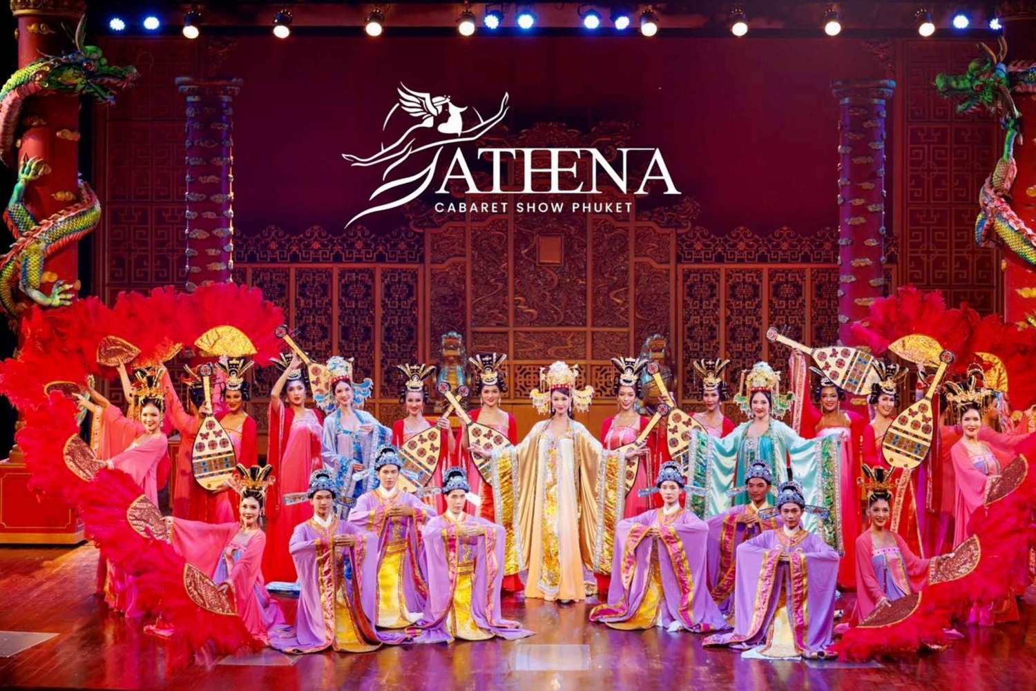 Phuket Athena Cabaret Show-billet med shuttle-service