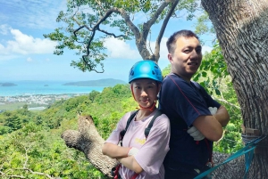 Phuket : ATV 1 h. + Zipline 20 asemaa + Hotellin kuljetus