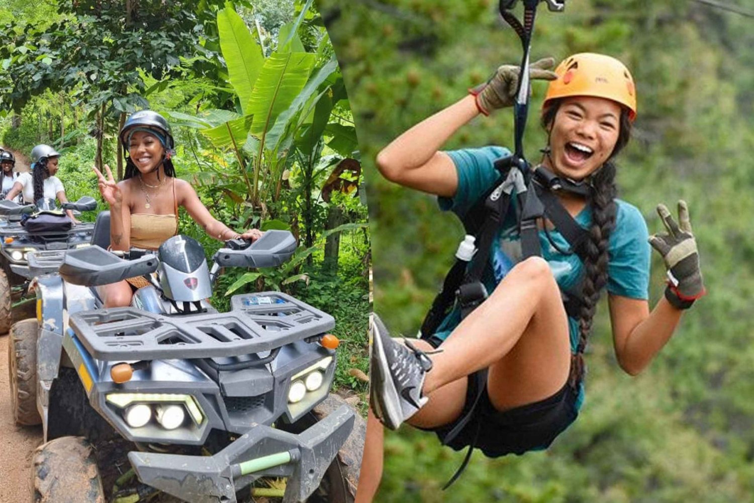 Phuket ATV-sykkel med ZipLine Adventure Tours