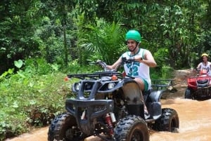 Excursiones de aventura en quad con tirolina en Phuket