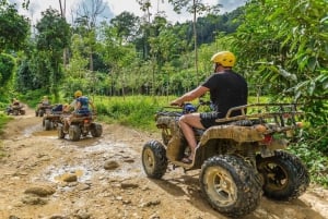 Phuket ATV-cykel med ZipLine-äventyrsturer