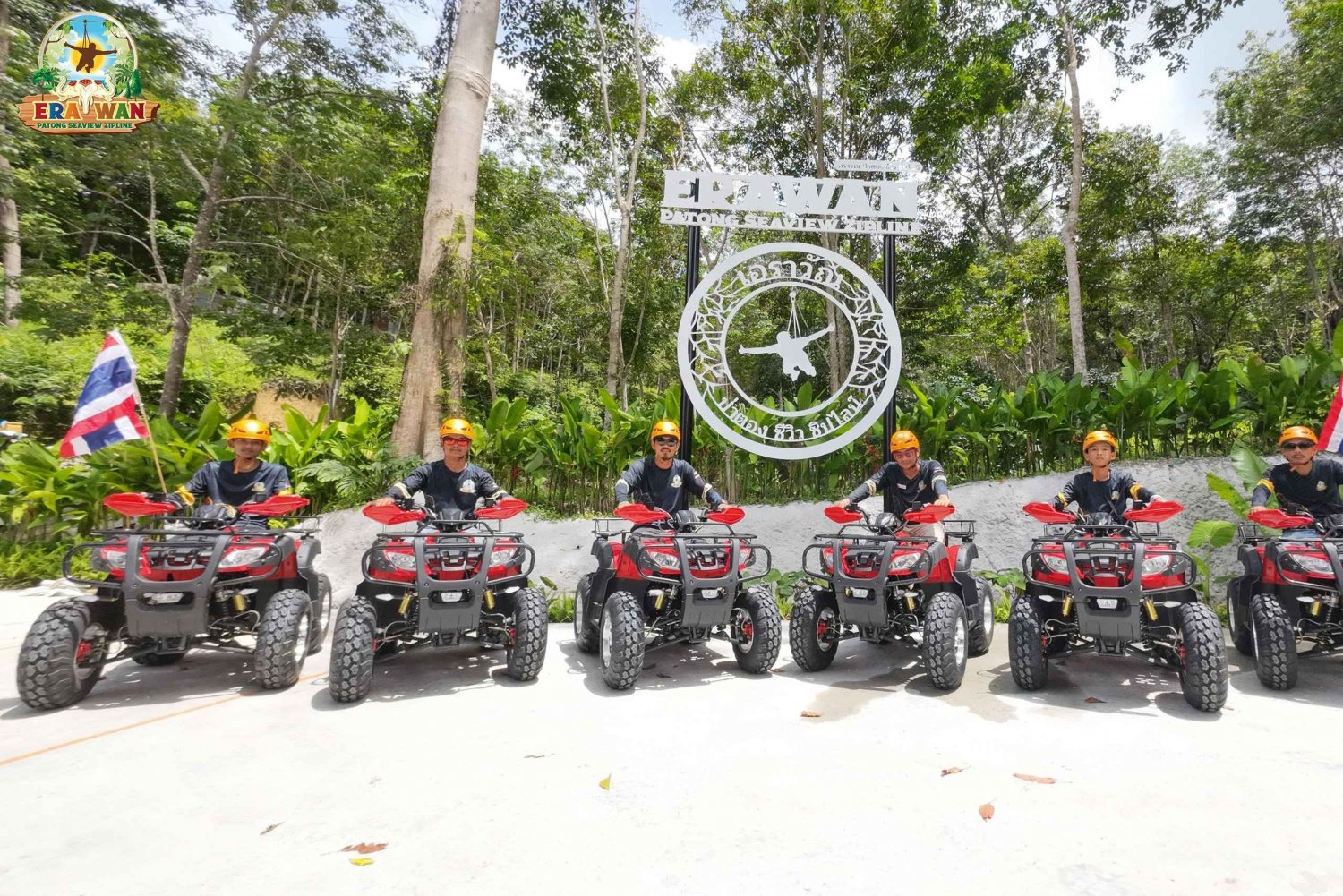 Phuket : ATV by Erawan Patong Seaview Zipline 200 cc