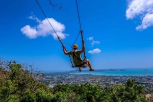 푸켓 바다 전망과 빅 부다 사원이 있는 ATV 투어