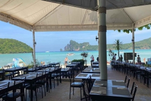 푸켓 고속 쌍동선으로 즐기는 뱀부 아일랜드와 피피섬