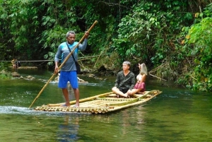 푸켓: 대나무 뗏목, ATV 및 바다거북 프라이빗 투어 카오락