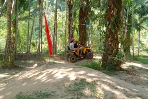 푸켓: 대나무 뗏목, ATV 및 바다거북 프라이빗 투어 카오락