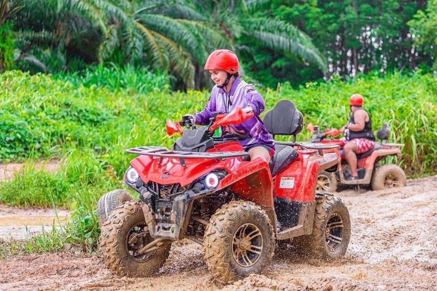Phuket: Bamboo Rafting 5KM + ATV 30MIN com opção de Adv Raft