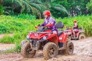 プーケットバンブーラフティング 5KM + ATV 30分（アドバンスラフトオプション付き