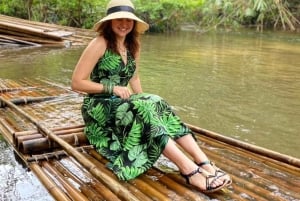 プーケット：バンブー ラフティング、モンキー ケーブ、ATV オプション