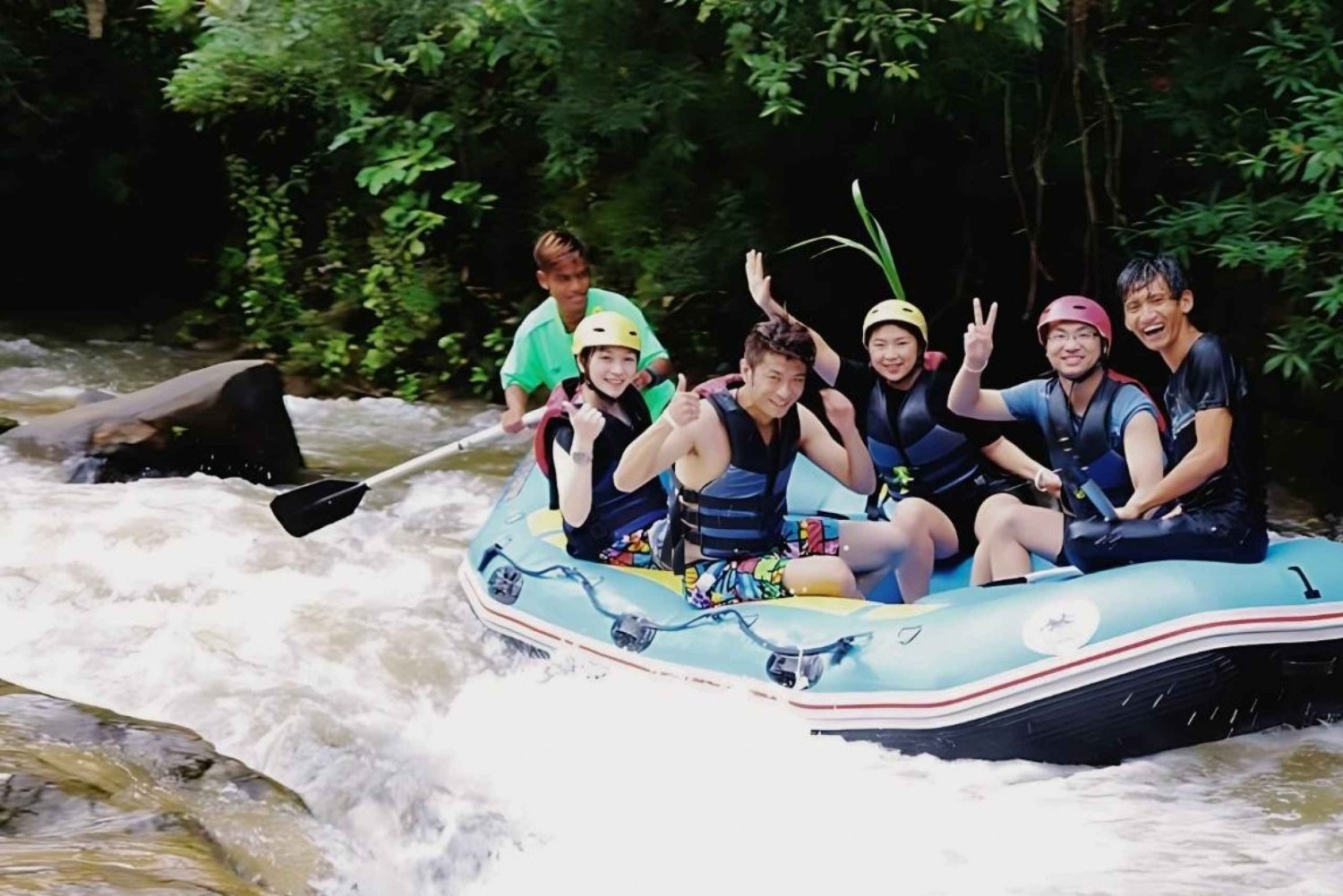 Phuket: Bamboo & Water Rafting with Elephant Bathing and ATV