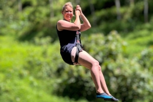 푸켓 코끼리 목욕과 대나무 & 수상 래프팅