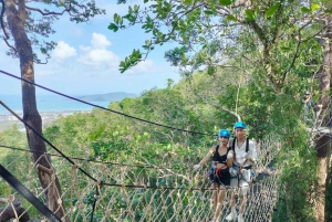 Phuket Big Buddha: ATV 30 + Zipline 20 + hotelltransport