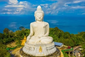 Phuket :Big Buddha Phuketin vanhakaupunki & Wat Chalong Opastettu kierros