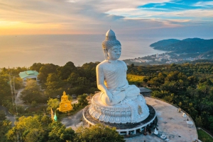 プーケットチャロン湾ラム＆ビッグブッダ半日プライベートツアー